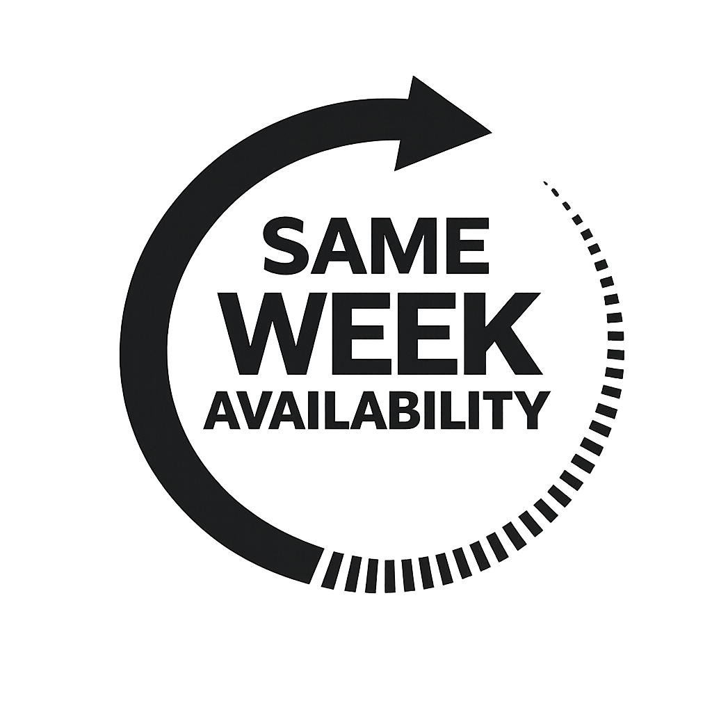 Same week availability